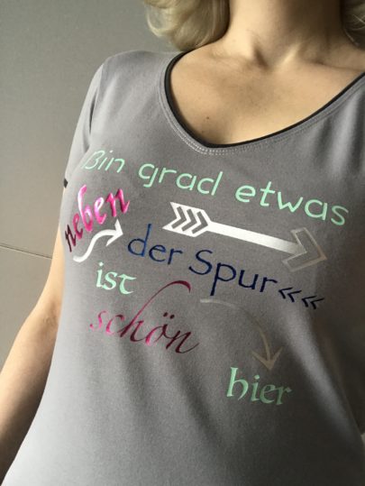 Plotter-Basics
T-Shirt mit Schrift